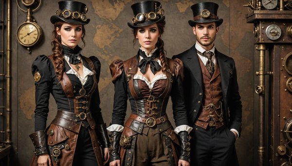 Spice up your wardrobe with stunning steampunk outfits